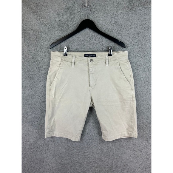 Mavi Other - Mavi Shorts Mens 35 Cream Jacob Chino Flat Front Stretch Flex Preppy Chino Golf